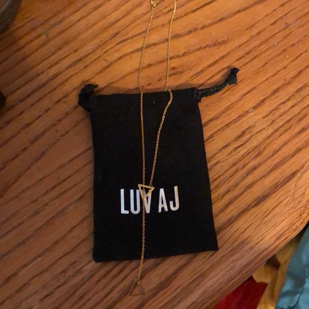Gold dangle necklace